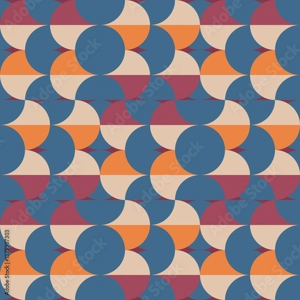 Fototapeta seamless geometric pattern
