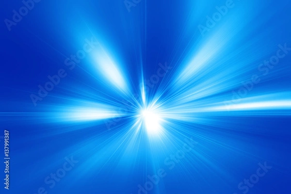 Fototapeta Abstract image of speed motion in the tunnel.