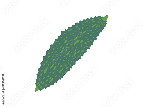 Obraz ゴーヤの手描きイラスト