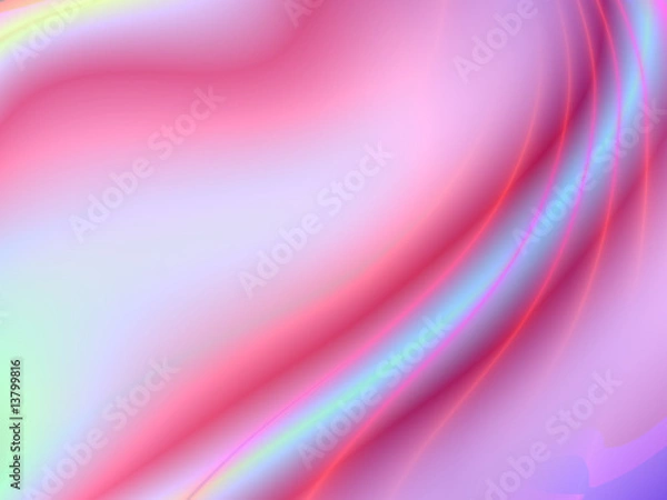 Fototapeta computer generated abstract wavy background