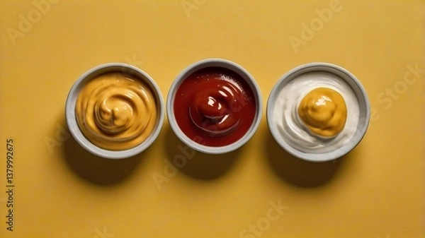 Obraz ketchup, mustard