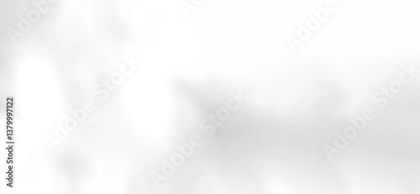 Fototapeta Blurred frosted glass. Window or shower wall backdrop with shadows and reflections.