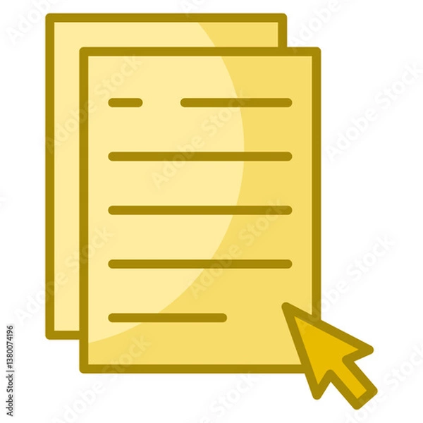 Fototapeta Selection  Icon Element For Design