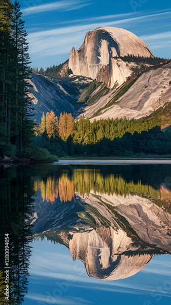 Obraz mountain lake in autumn