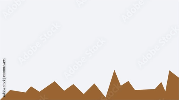 Obraz zigzag Abstract Design in Brown and White