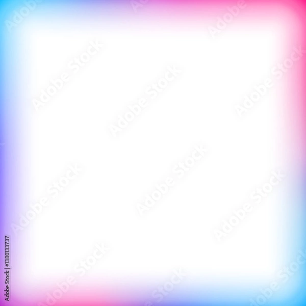 Fototapeta Abstract neon background translucent. Electric technology in futuristic style neon color in PNG format on white transparent background for design and banners. Vibrant color PNG effect overlay.