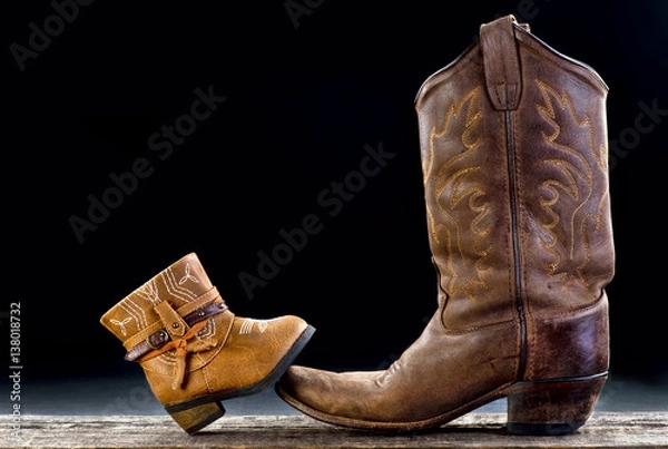 Fototapeta Little Hoss i Big Hoss.