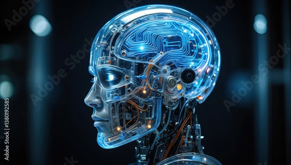 Fototapeta The Connected Brain