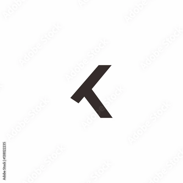 Obraz Letter K Abstract Logo Vector