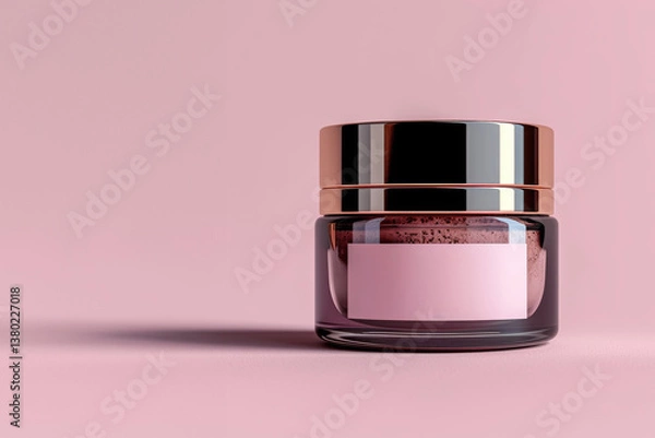 Fototapeta Elegant Cosmetic Product Packaging in a Clean Minimalist Design