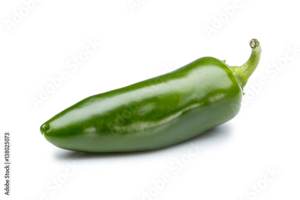 Fototapeta Jalapeno on white