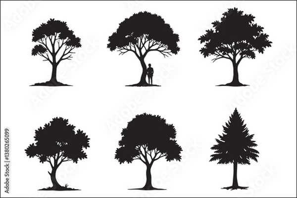 Fototapeta Tree Vector Silhouette – Nature and Forest Design Clipart

Minimalist Tree Illustration – Black Silhouette Vector Art

Botanical Tree Silhouette – Elegant Nature Vector Design

Woodland Tree Vector – 