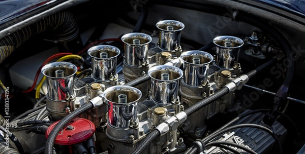 Fototapeta V8 Muscle Car Engine