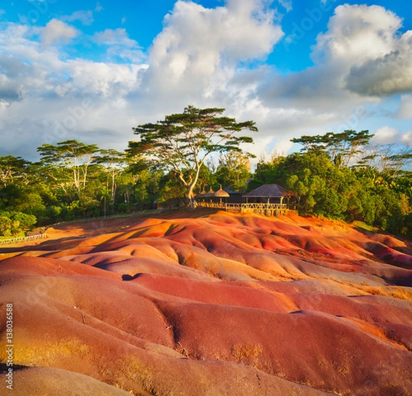 Obraz Siedem kolorów ziemi. Mauritius.
