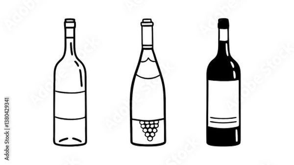 Fototapeta Weinflaschen 