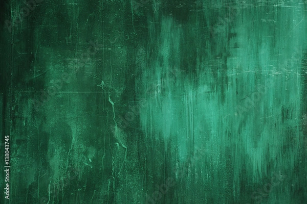 Fototapeta Green Metal rust wall texture surface natural color use for background