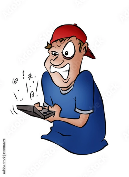Obraz Angry Gamer