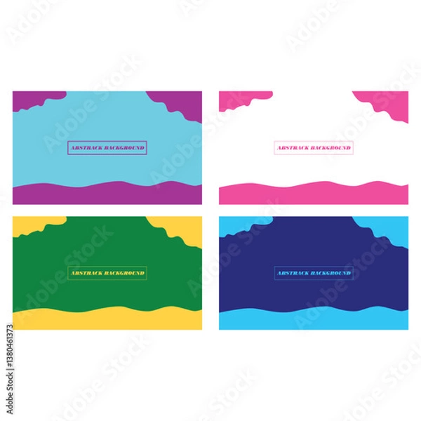 Fototapeta Abstract vector gradient background, this vector can be used for templates, backgrounds, banners, and others
