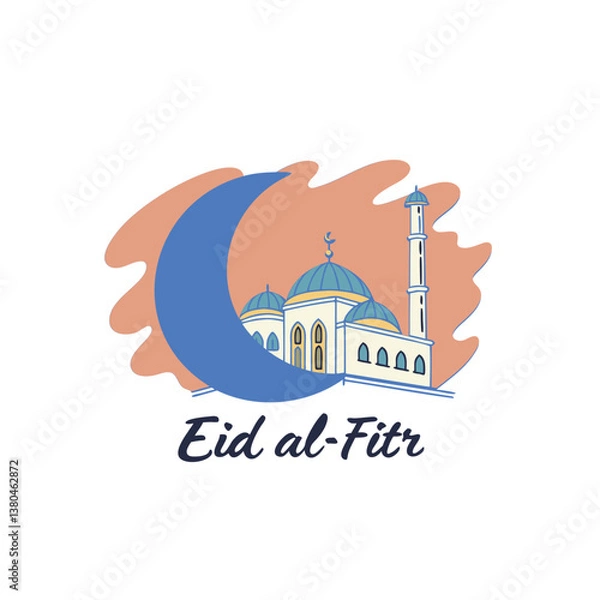 Obraz .Eid Al Fitr celebration design