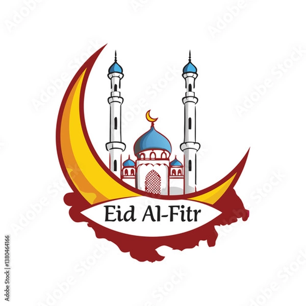 Obraz .Eid Al Fitr celebration design