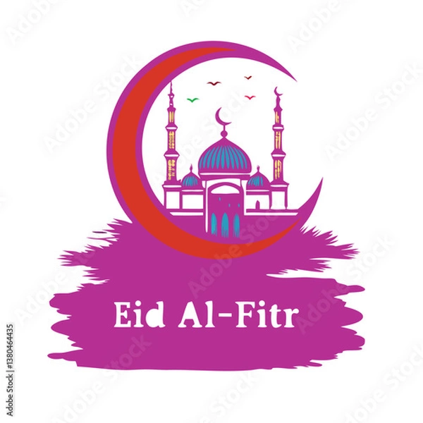Obraz .Eid Al Fitr celebration design