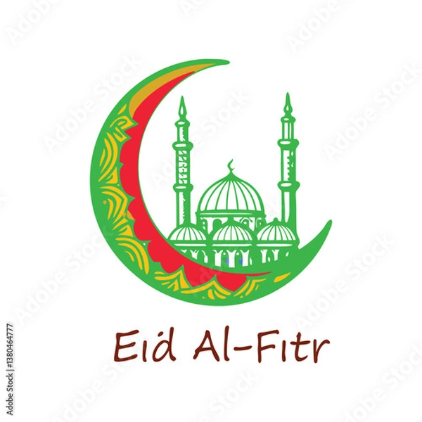 Obraz .Eid Al Fitr celebration design