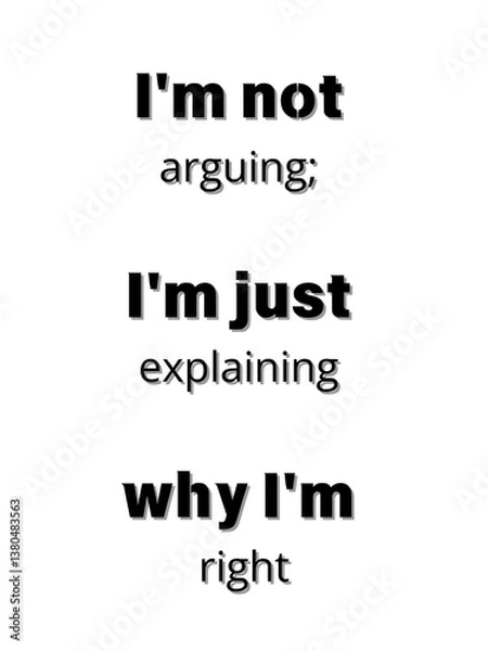 Obraz Sarcastic quotes 1