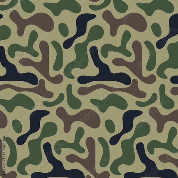 Obraz Duck Hunter Camouflage seamless pattern design