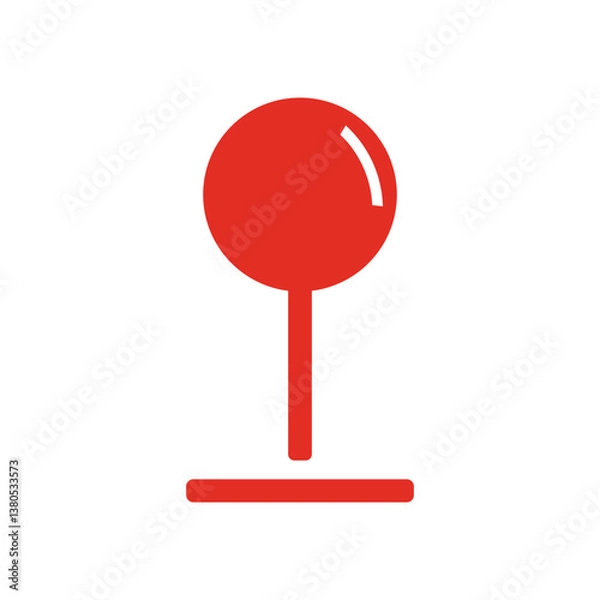 Fototapeta maps point icon logo vector design