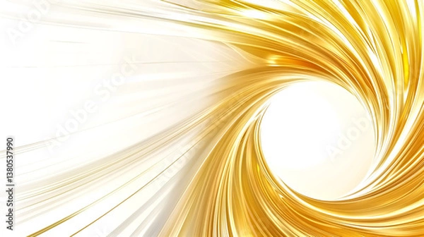 Obraz Abstract yellow rays of light background vector illustration wit