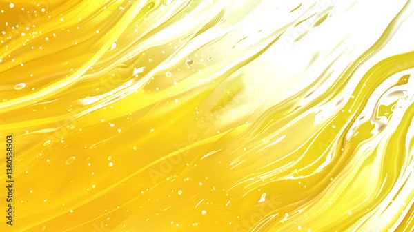 Obraz Abstract yellow rays of light background vector illustration wit