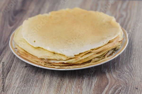 Fototapeta A stack of pancakes