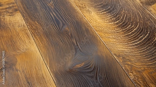 Fototapeta An ultra-detailed close-up of aged wood, highlighting the realistic grain with a mix of deep grooves and raised patterns