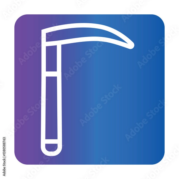 Obraz Laryngoscope black line icon for digital and print projects.