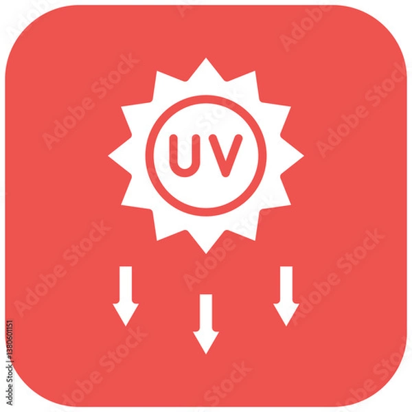 Fototapeta UV Light Source Icon