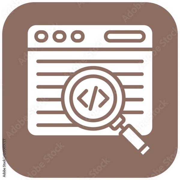 Fototapeta Code Review Icon