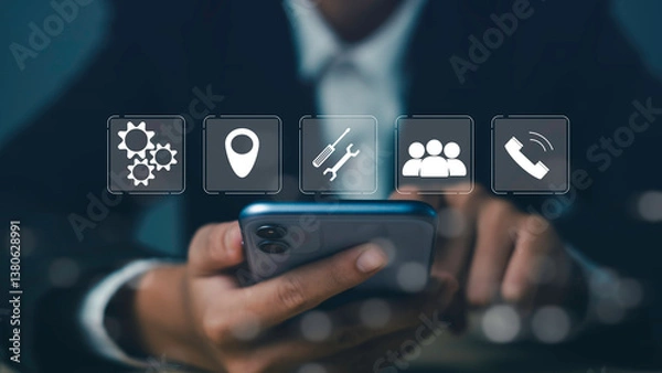 Obraz Technical Support and Service Solutions training online. Maintenance, and System Response software, devices, and cognitive tech to ensure smooth operation and user assistance.