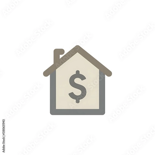 Fototapeta Different type of Finance theme icons. Simple vector illustration