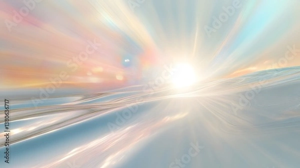 Obraz abstract lens flare bokeh background