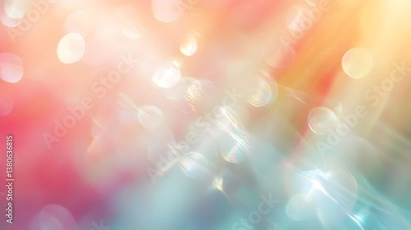 Obraz abstract lens flare bokeh background