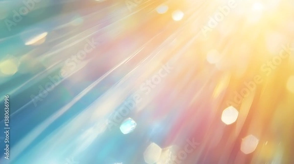 Obraz abstract lens flare bokeh background