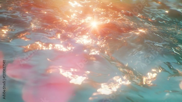 Obraz abstract lens flare bokeh background