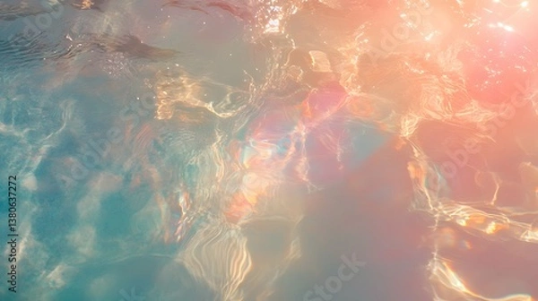 Obraz abstract lens flare bokeh background