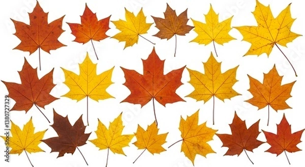 Fototapeta Autumn's Palette AI Generated