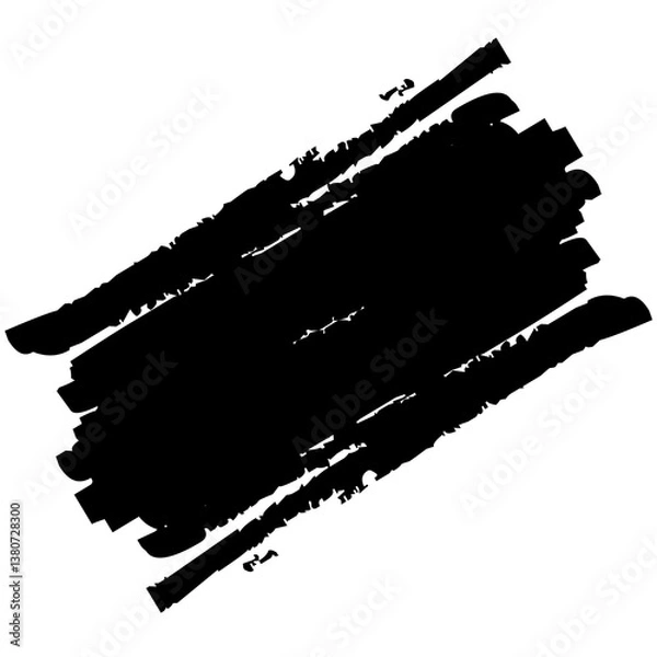 Obraz abstract grunge brush illustration 