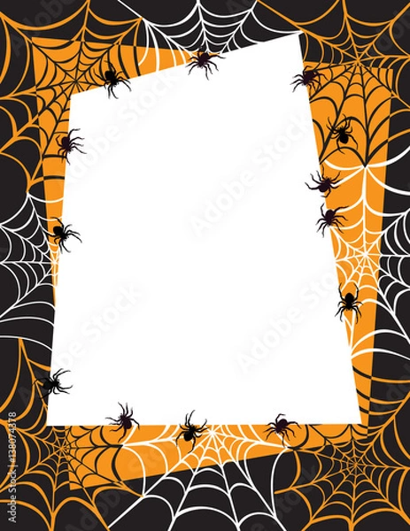 Obraz Spider Web Background