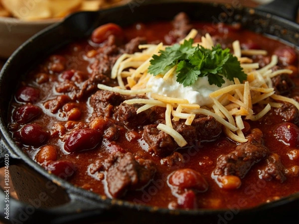 Obraz beef stew with sour cream