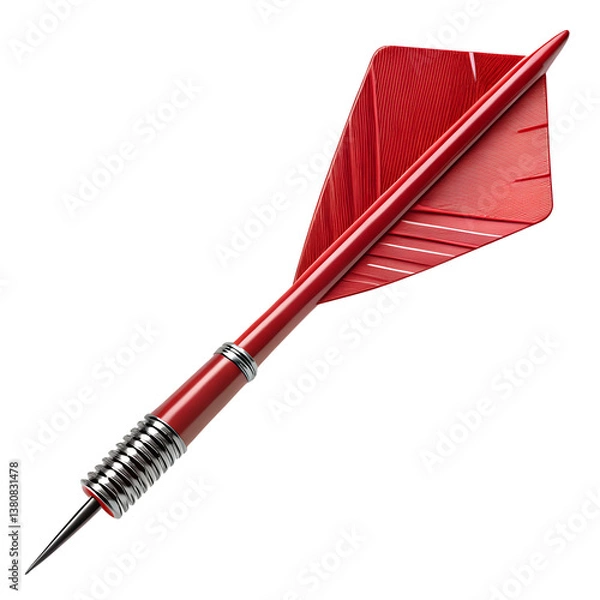 Obraz Red Arrow, 4K HD, Isolated, Transparent Background, High-Resolution