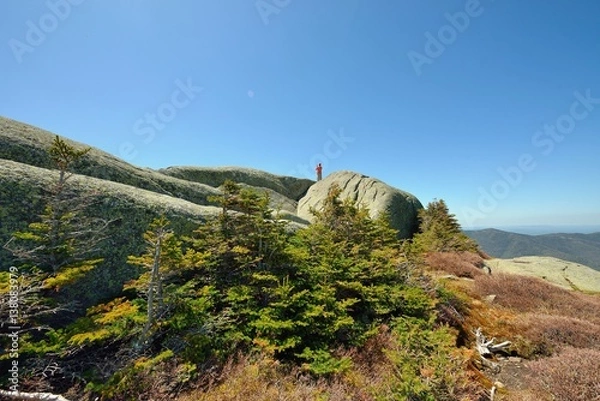 Fototapeta Vue des sommets des Adirondack (Big slide et Wright peaks)
