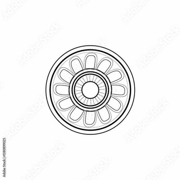 Obraz mandala design vector
